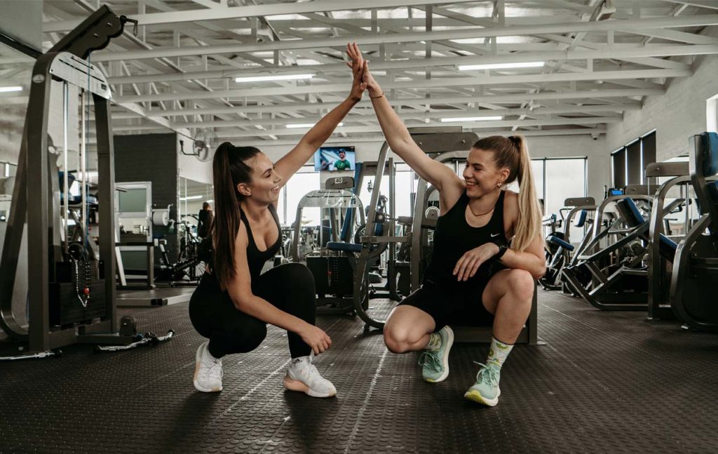 Dedicated stretching and functional training zone